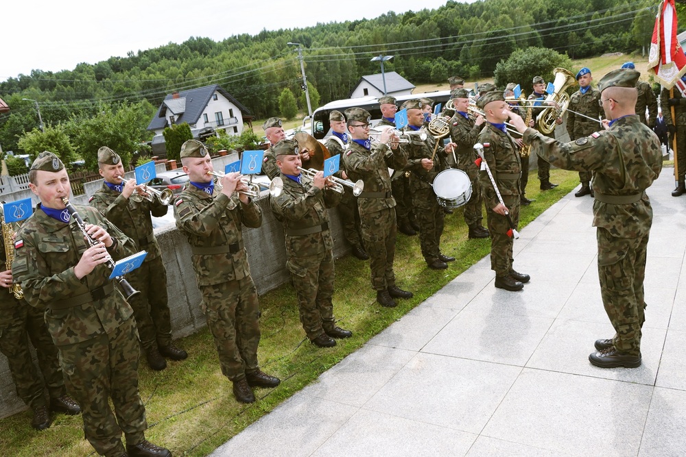 82. rocznica pacyfikacji Michniowa. Uroczystość w Dniu Walki i Męczeństwa Wsi Polskiej. Fot. Dariusz Skrzyniarz (IPN Kielce)