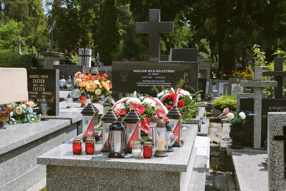 81. rocznica wybuchu Powstania Warszawskiego. Spotkanie przy grobie "Małego". Fot. Dariusz Skrzyniarz (IPN Kielce)