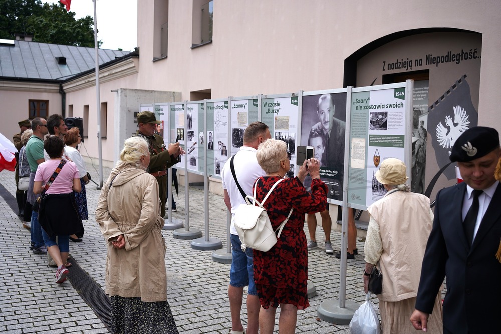 Wernisaż wystawy o Antonim Hedzie-Szarym – Kielce, 3 sierpnia 2025 r. Fot. dr Michał Zawisza (IPN Kielce)