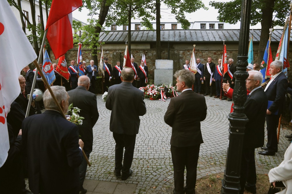 Uczciliśmy jubileusz „Solidarności”. Fot. Dariusz Skrzyniarz (IPN Kielce)