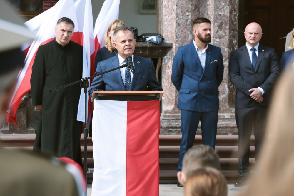 Uroczystość upamiętniająca Westerplatczyków z Kielecczyzny. Fot. Dariusz Skrzyniarz (IPN Kielce)