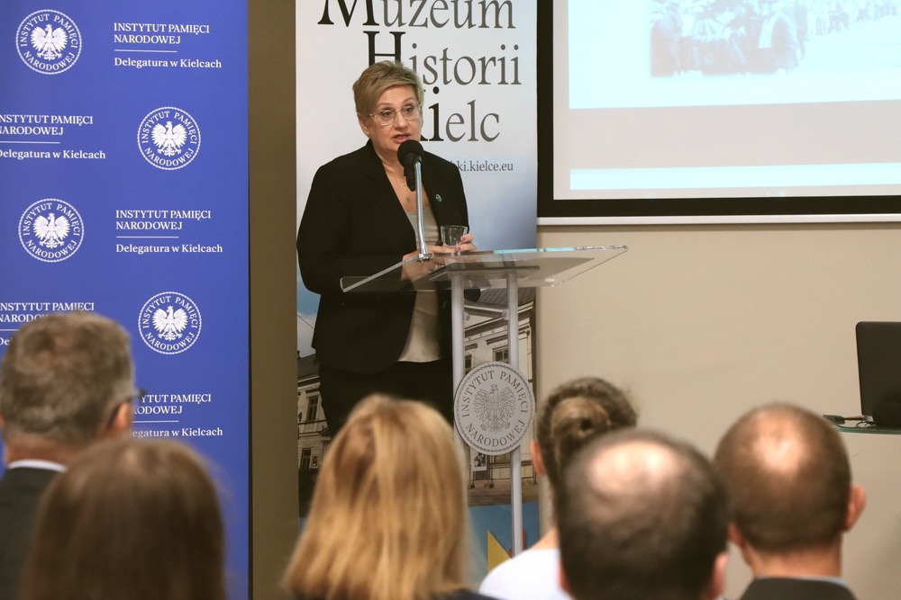 Konferencja: „Kielce 1945–1956 nowe fakty nowe interpretacje. Szkolnictwo i codzienność”. Fot. Dariusz Skrzyniarz (IPN Kielce)