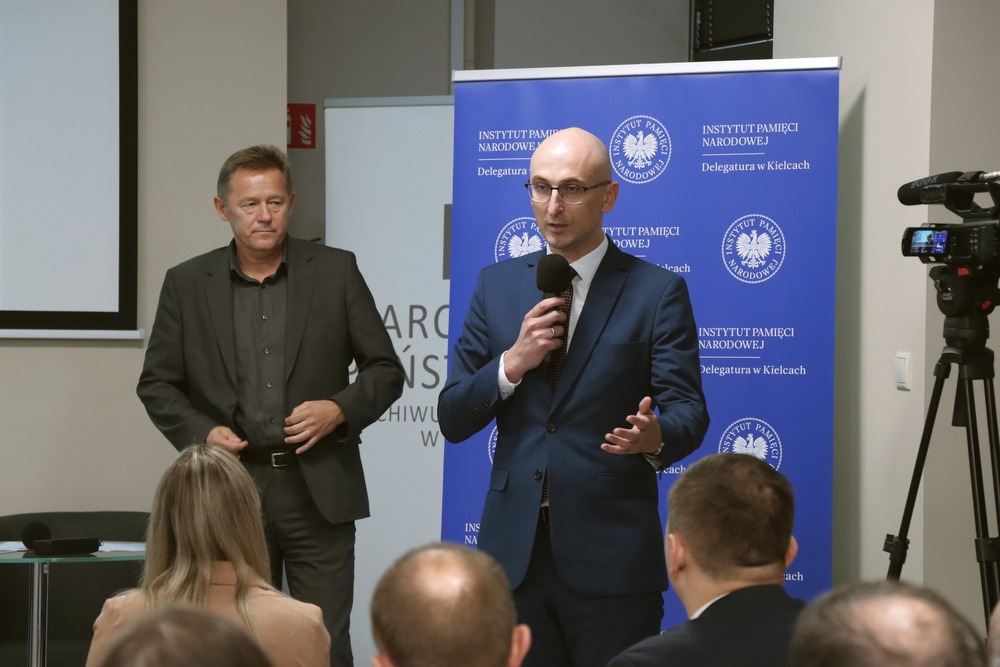 Konferencja: „Kielce 1945–1956 nowe fakty nowe interpretacje. Szkolnictwo i codzienność”. Fot. Dariusz Skrzyniarz (IPN Kielce)