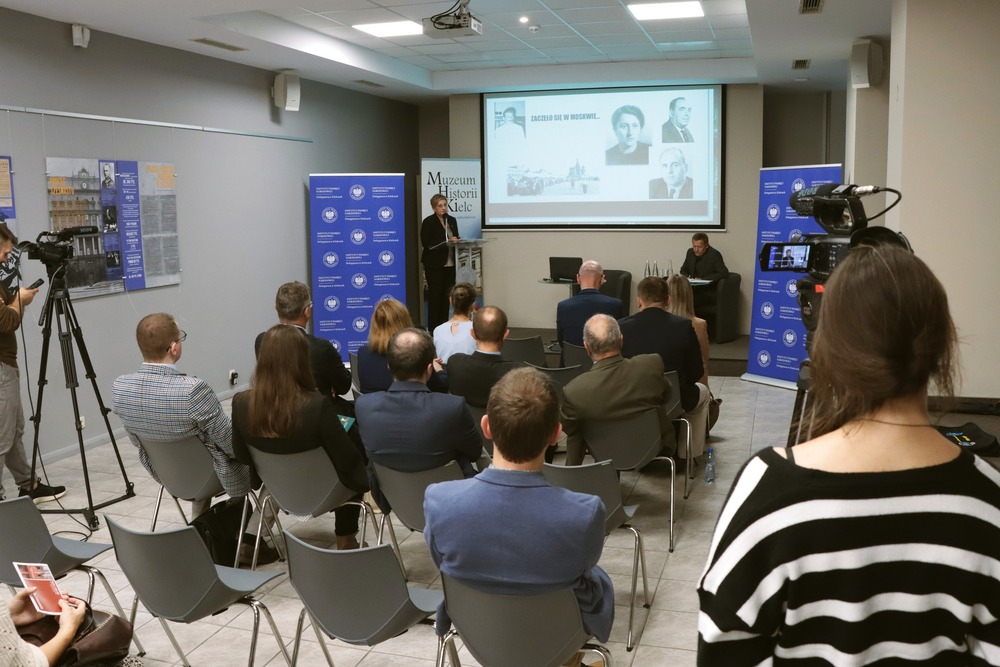 Konferencja: „Kielce 1945–1956 nowe fakty nowe interpretacje. Szkolnictwo i codzienność”. Fot. Dariusz Skrzyniarz (IPN Kielce)