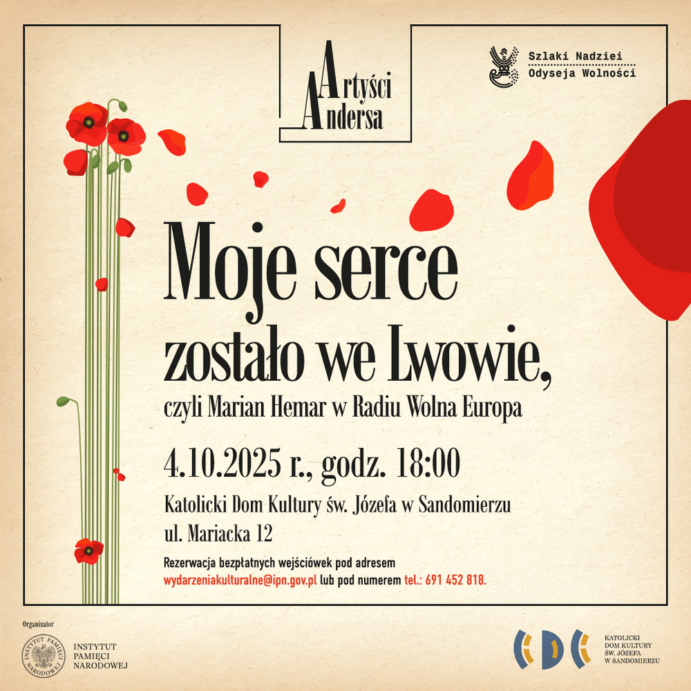 Spektakl: „Moje serce zostało we Lwowie, czyli Marian Hemar w Radio Wolna Europa”