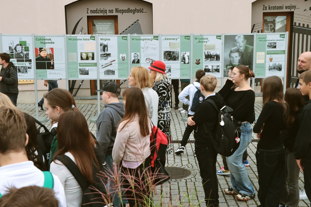 „Spotkanie z Patronem” - spotkanie wokół postaci Antoniego Hedy-Szarego. Fot. Dariusz Skrzyniarz (IPN Kielce)