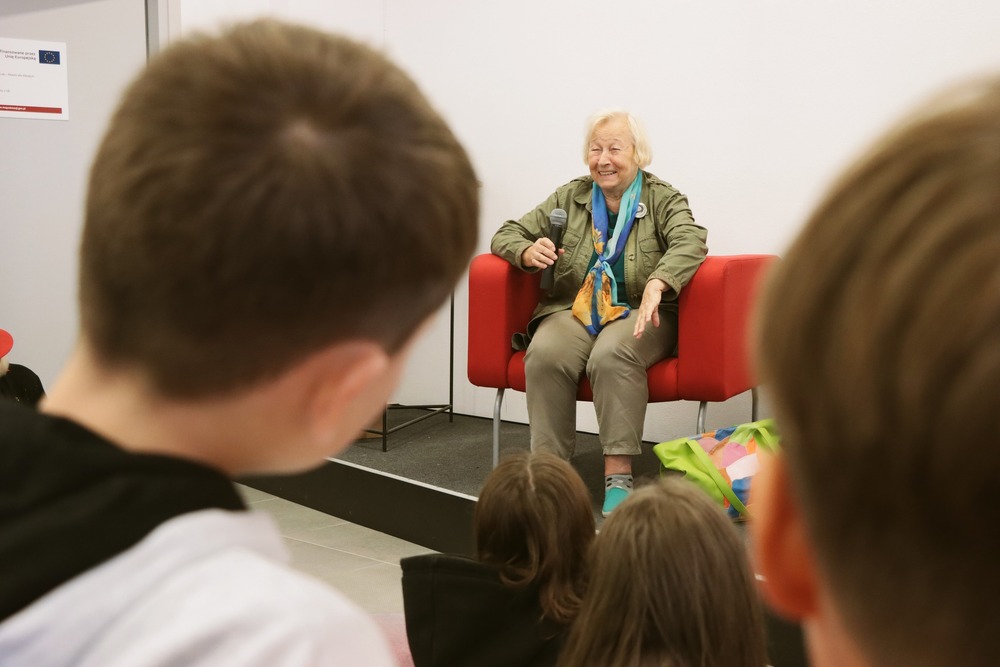 „Spotkanie z Patronem” - spotkanie wokół postaci Antoniego Hedy-Szarego. Fot. Dariusz Skrzyniarz (IPN Kielce)