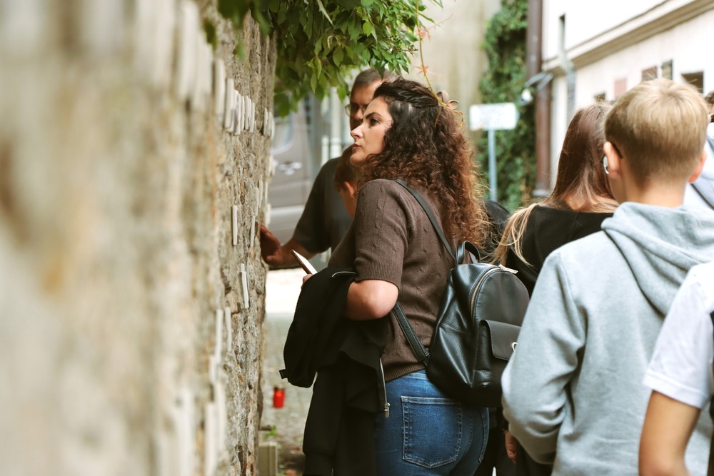 „Spotkanie z Patronem” - spotkanie wokół postaci Antoniego Hedy-Szarego. Fot. Dariusz Skrzyniarz (IPN Kielce)