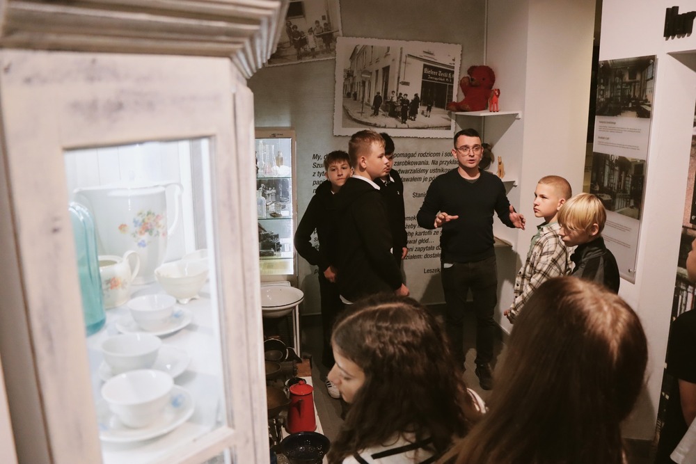 „Spotkanie z Patronem” - spotkanie wokół postaci Antoniego Hedy-Szarego. Fot. Dariusz Skrzyniarz (IPN Kielce)