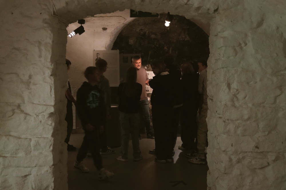 „Spotkanie z Patronem” - spotkanie wokół postaci Antoniego Hedy-Szarego. Fot. Dariusz Skrzyniarz (IPN Kielce)