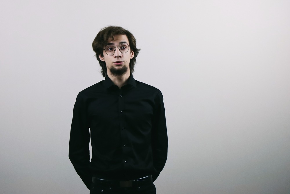 VI konkurs recytatorski „…gdy nad głowami świszczą kule…”. Wyróżnienie - Arkadiusz Marek.  Fot. Jakub Mularczyk (IPN Kielce)