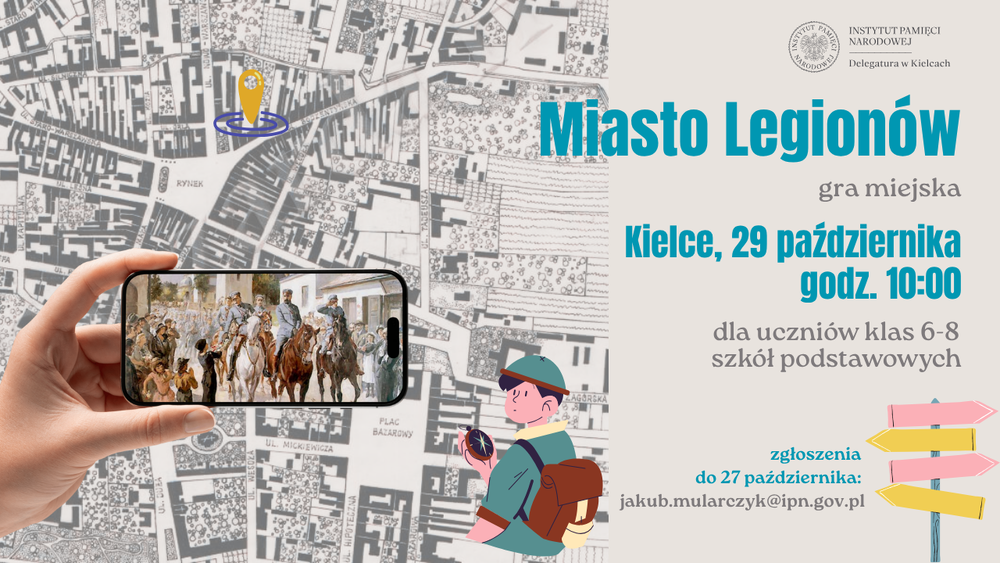 Nowa gra miejska „Miasto Legionów”. Zapraszamy do udziału!
