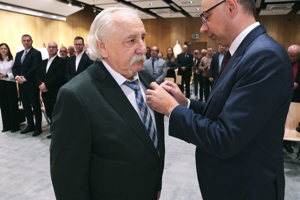 Uroczystość wręczenia Krzyży Wolności i Solidarności – Kielce, 17 października 2025. Fot. Dariusz Skrzyniarz (IPN Kielce)