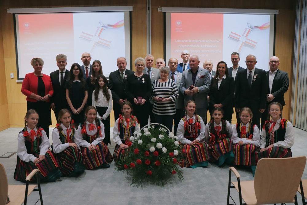 Uroczystość wręczenia Krzyży Wolności i Solidarności – Kielce, 17 października 2025. Fot. Dariusz Skrzyniarz (IPN Kielce)