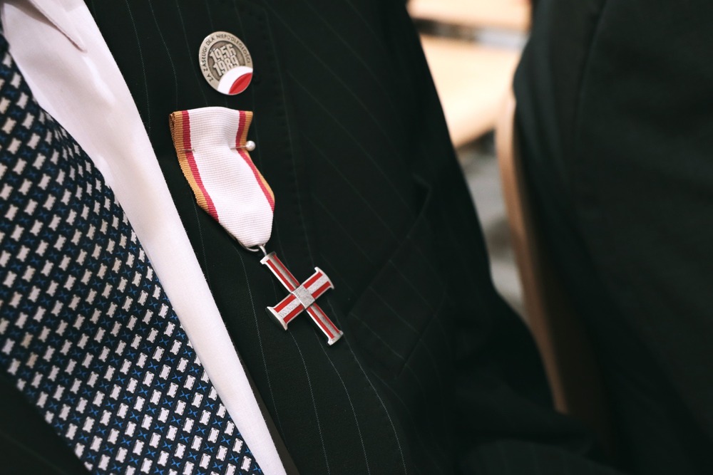 Uroczystość wręczenia Krzyży Wolności i Solidarności – Kielce, 17 października 2025. Fot. Dariusz Skrzyniarz (IPN Kielce)