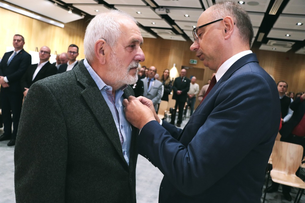 Uroczystość wręczenia Krzyży Wolności i Solidarności – Kielce, 17 października 2025. Fot. Dariusz Skrzyniarz (IPN Kielce)