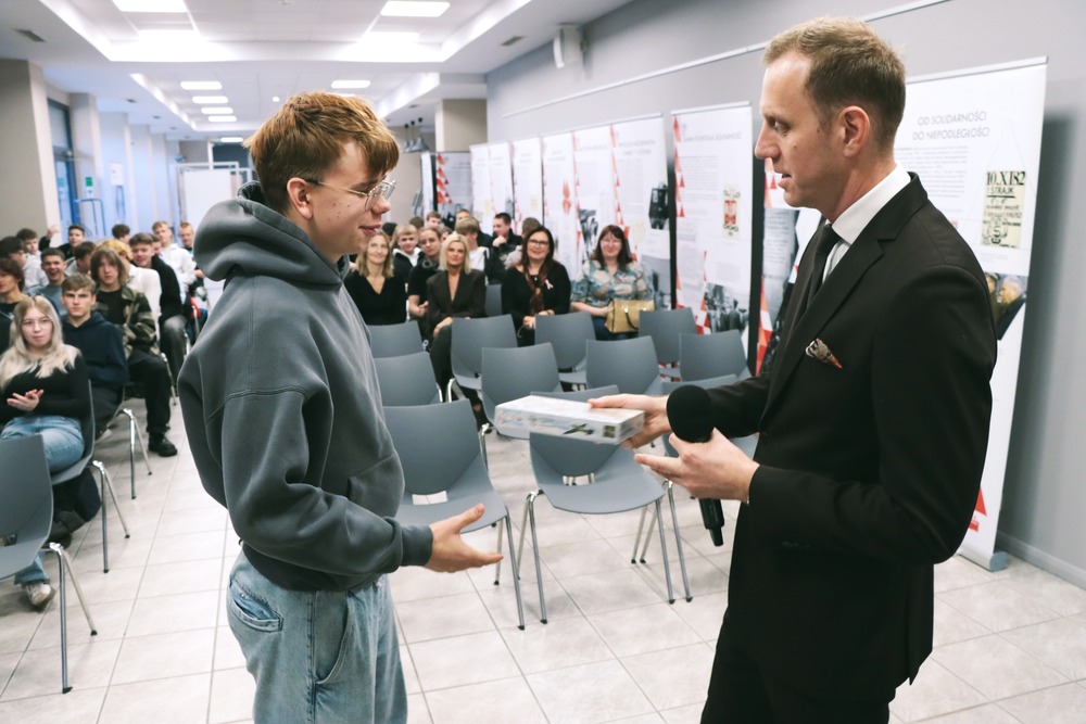 Wernisaż wystawy o Ignacym Daszyńskim – Kielce, 7 listopada 2025. Fot. Dariusz Skrzyniarz (IPN Kielce)