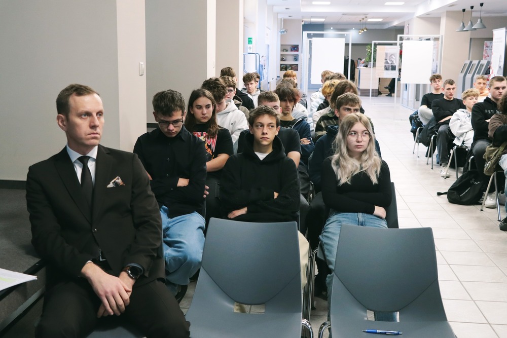 Wernisaż wystawy o Ignacym Daszyńskim – Kielce, 7 listopada 2025. Fot. Dariusz Skrzyniarz (IPN Kielce)