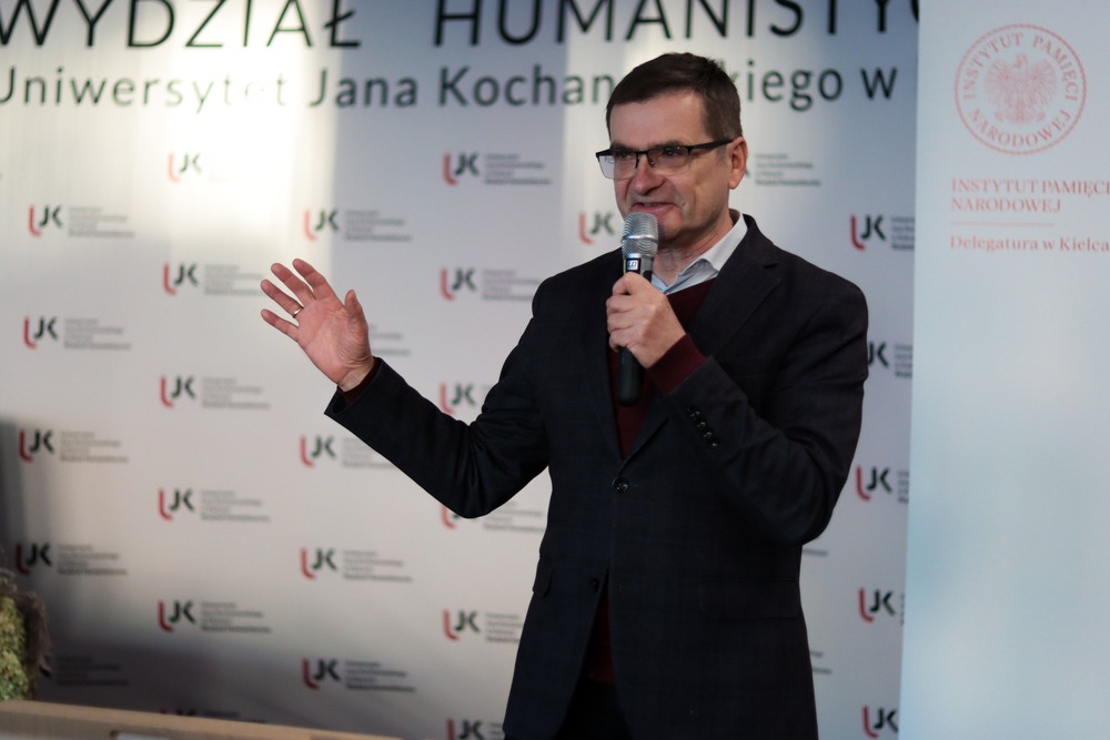 Konferencja naukowa pt. „Wieś polska podczas II wojny światowej – Sprawcy zbrodni na mieszkańcach wsi polskiej 1939–1945”. Fot. Dariusz Skrzyniarz