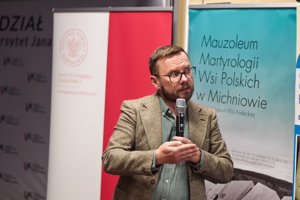 Konferencja naukowa pt. „Wieś polska podczas II wojny światowej – Sprawcy zbrodni na mieszkańcach wsi polskiej 1939–1945”. Fot. Dariusz Skrzyniarz