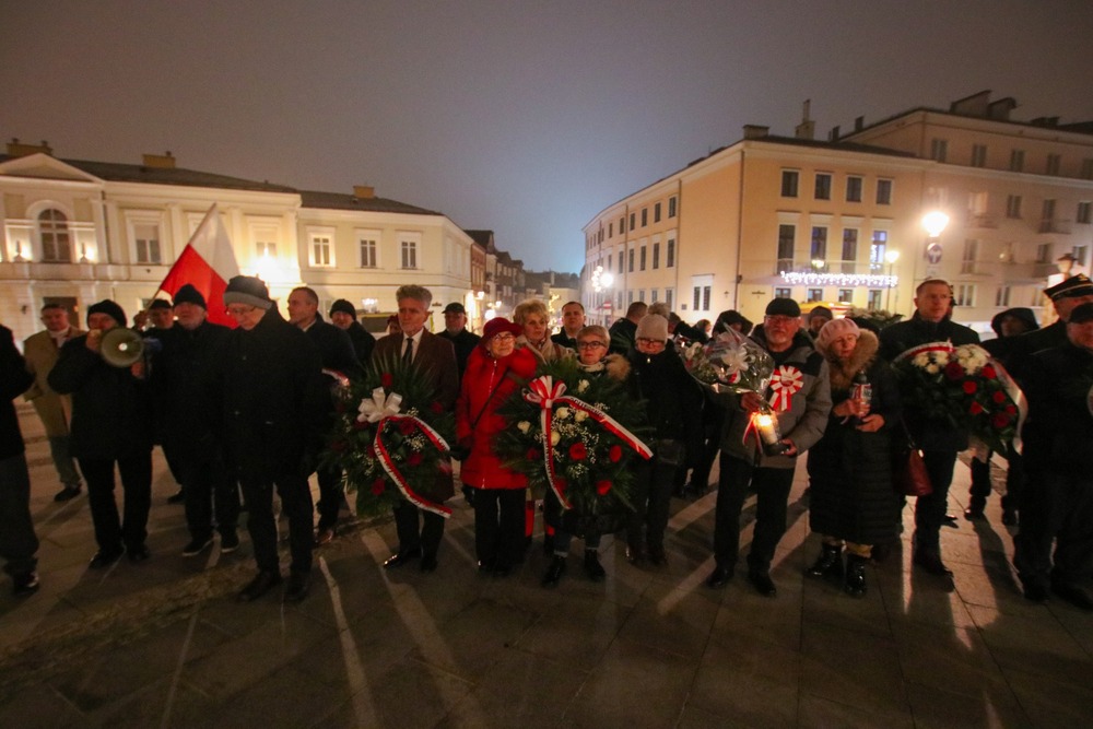 44. rocznica wprowadzenia w Polsce stanu wojennego. Uroczystości w Kielcach. Fot. Dariusz Skrzyniarz (IPN Kielce)