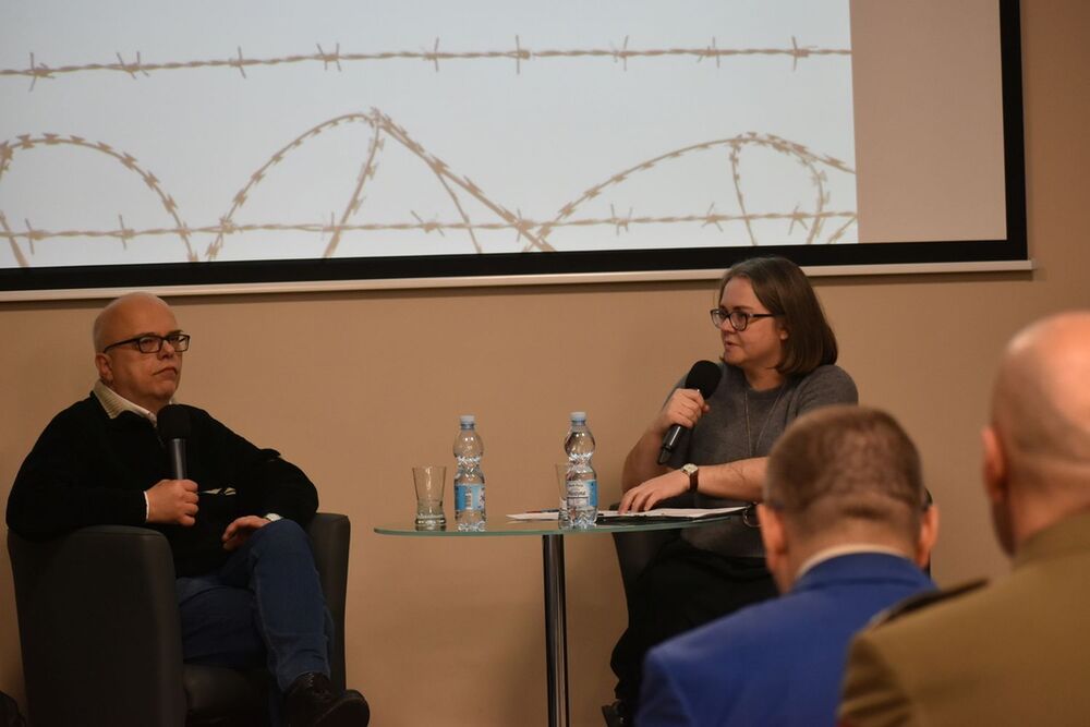 Spotkanie „Auschwitz – historia prawdziwa” na kieleckim Przystanku Historia. Fot. Jakub Mularczyk (IPN)