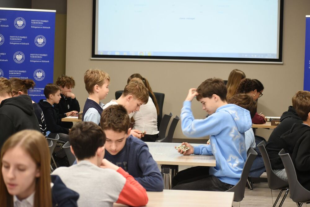 Regionalny etap Ligi Planszówek IPN w Kielcach. Fot. Michał Zawisza (IPN)