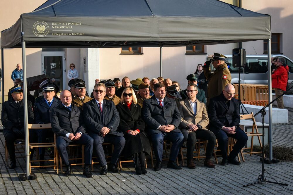 Kieleckie uroczystości w Narodowym Dniu Pamięci Żołnierzy Wyklętych. Fot. Michał Zawisza (IPN)