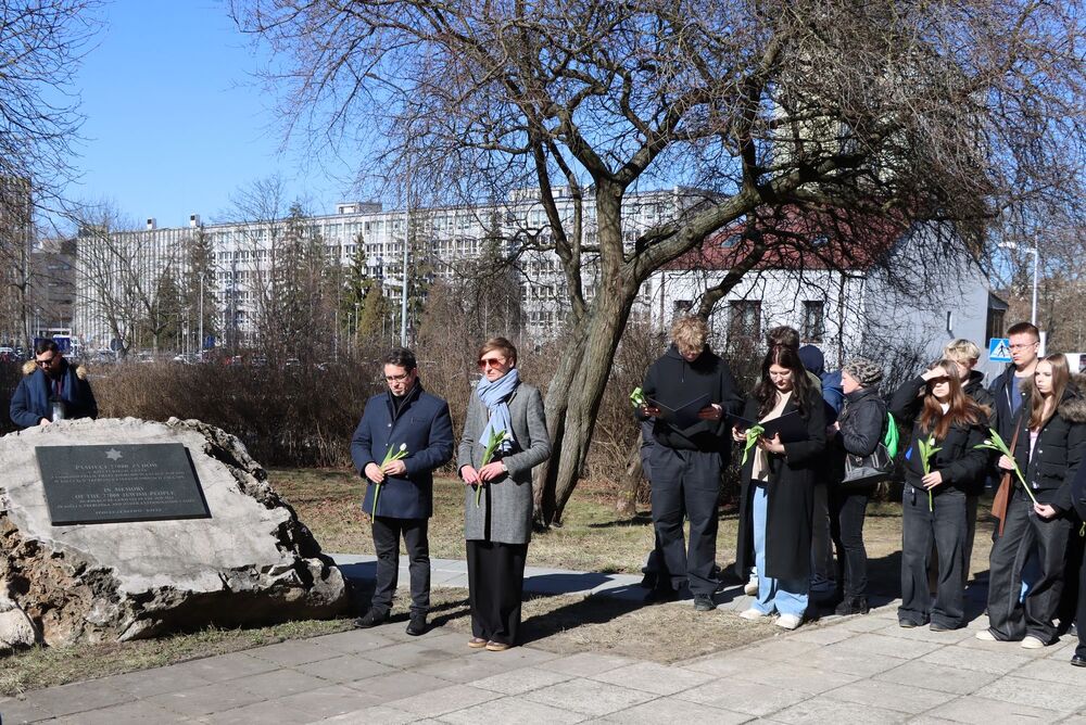 Europejski Dzień Pamięci o Sprawiedliwych. Uroczystości w Kielcach. Fot. Agnieszka Chłond (IPN)