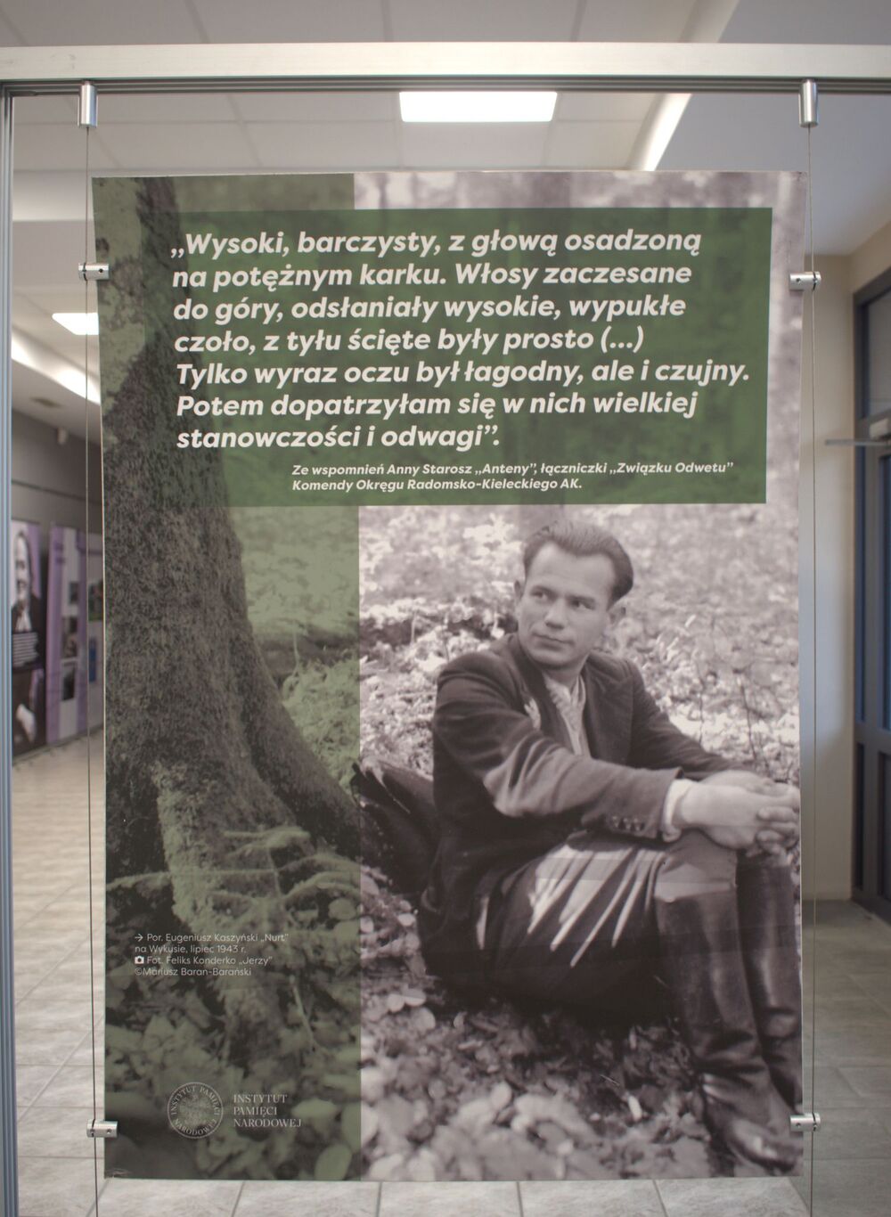 Wystawa o Eugeniuszu Kaszyńskim „Nurcie”. Fot. Michał Zawisza (IPN)