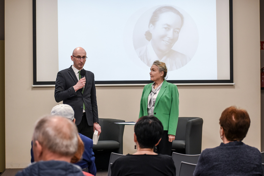 Spotkanie na kieleckim „Przystanku Historia”. Fot. Michał Zawisza (IPN)