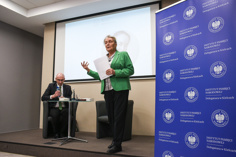 Spotkanie na kieleckim „Przystanku Historia”. Fot. Michał Zawisza (IPN)