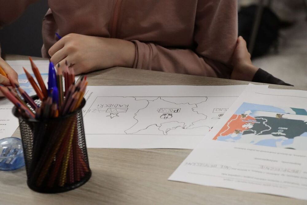 Warsztaty edukacyjne dla dzieci. Fot. Dorota Klusek (IPN)