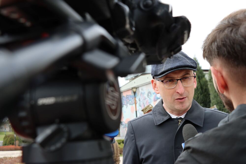 Ulicami Kielc przeszedł Marsz Katyński. Fot. IPN Kielce