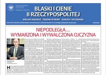 Blaski i cienie II Rzeczypospolitej. Wielkie nadzieje, trudne wybory, sukcesy i wyzwania - dodatek prasowy