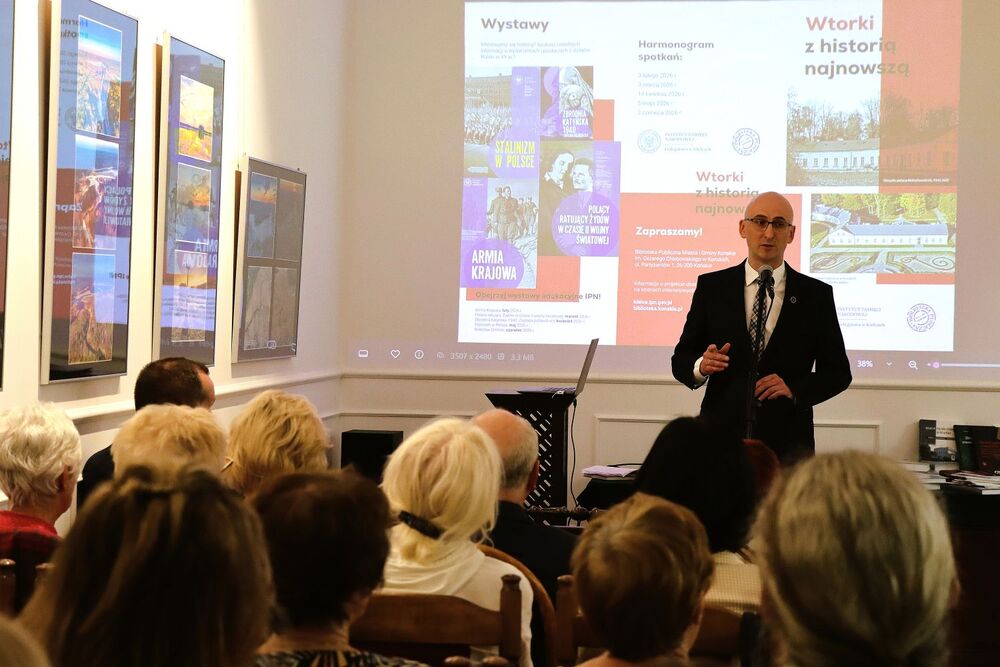 Zakończenie cyklu „Wtorki z historią najnowszą” w Końskich. Fot. IPN Kielce