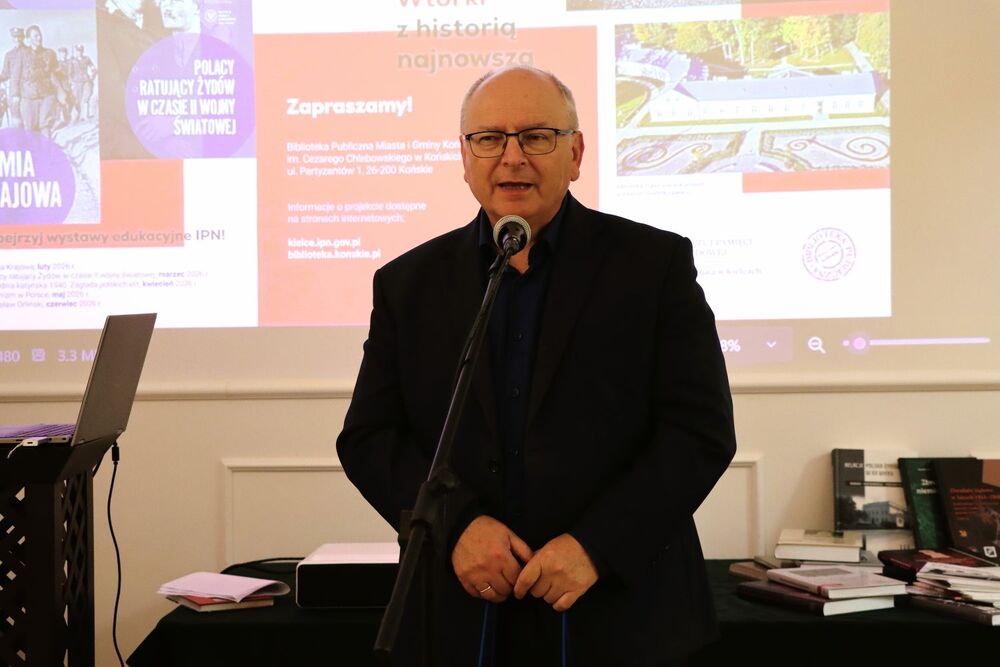 Zakończenie cyklu „Wtorki z historią najnowszą” w Końskich. Fot. IPN Kielce