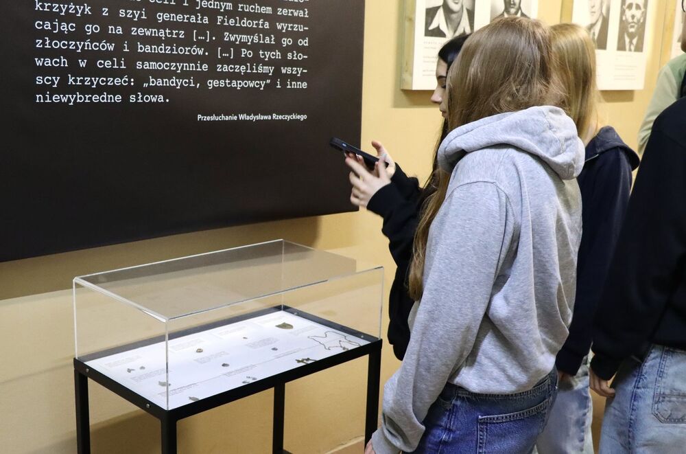 Wycieczka edukacyjna uczniów z Zespołu Szkól Przemysłu Spożywczego m. Danuty Siedzikówny „Inki” w Kielcach. Fot. IPN Kielce