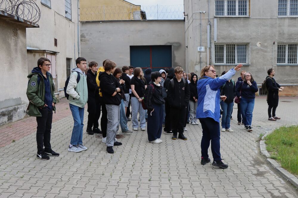Wycieczka edukacyjna uczniów z Zespołu Szkól Przemysłu Spożywczego m. Danuty Siedzikówny „Inki” w Kielcach. Fot. IPN Kielce