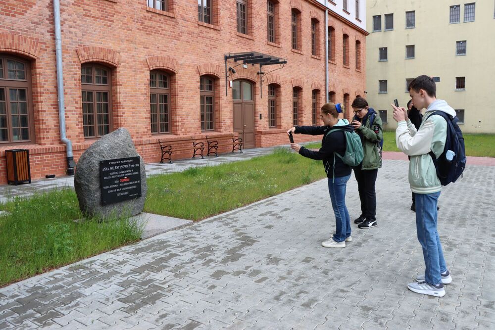 Wycieczka edukacyjna uczniów z Zespołu Szkól Przemysłu Spożywczego m. Danuty Siedzikówny „Inki” w Kielcach. Fot. IPN Kielce