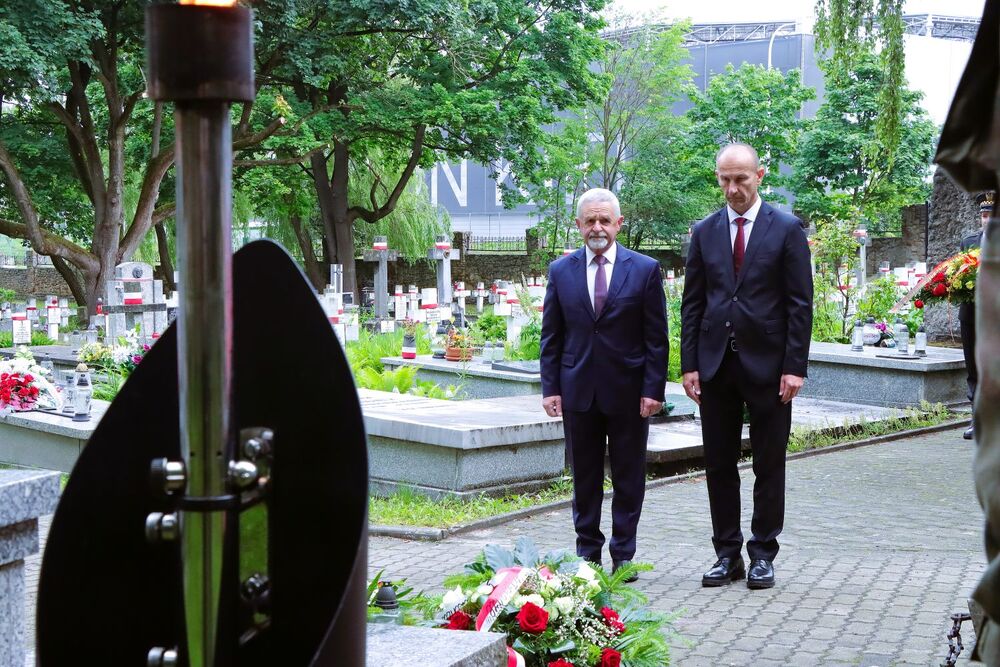 Uroczystość w 86. rocznicę pierwszego masowego transportu do KL Auschwitz. Fot. IPN Kielce