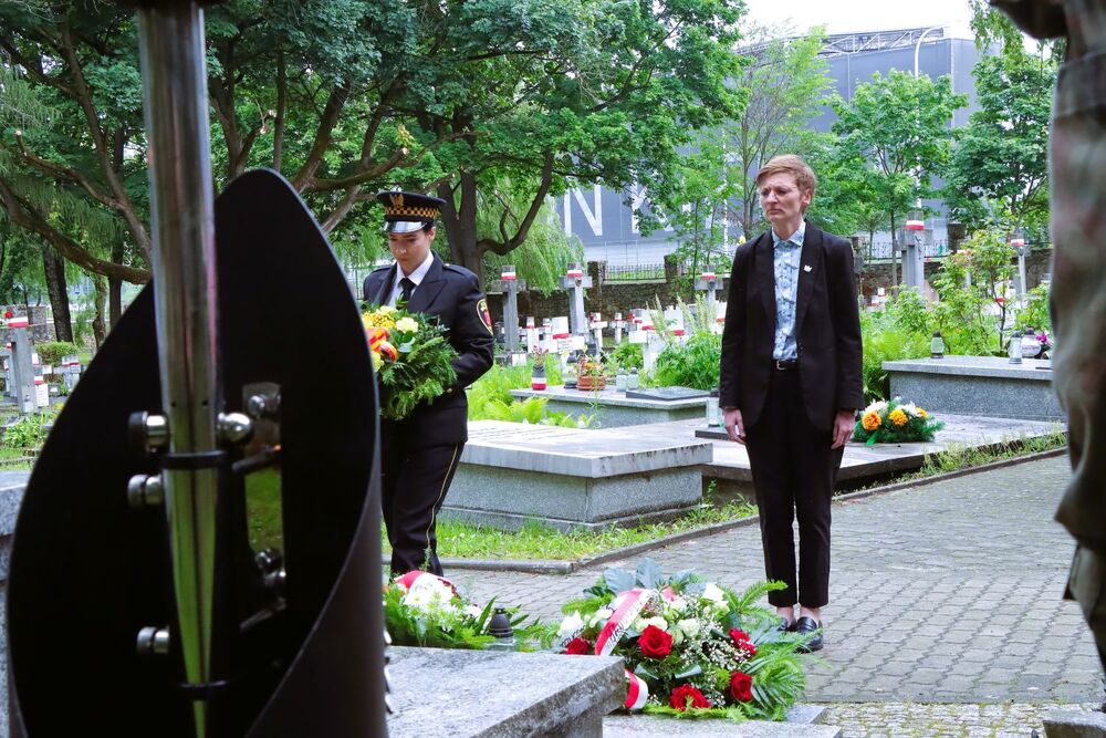 Uroczystość w 86. rocznicę pierwszego masowego transportu do KL Auschwitz. Fot. IPN Kielce