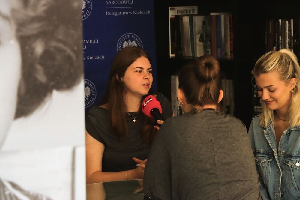 Konferencja prasowa. Podsumowanie współpracy ze środowiskiem świętokrzyskich nauczycieli i uczniów w roku szkolnym 2025/2026. Fot. IPN Kielce