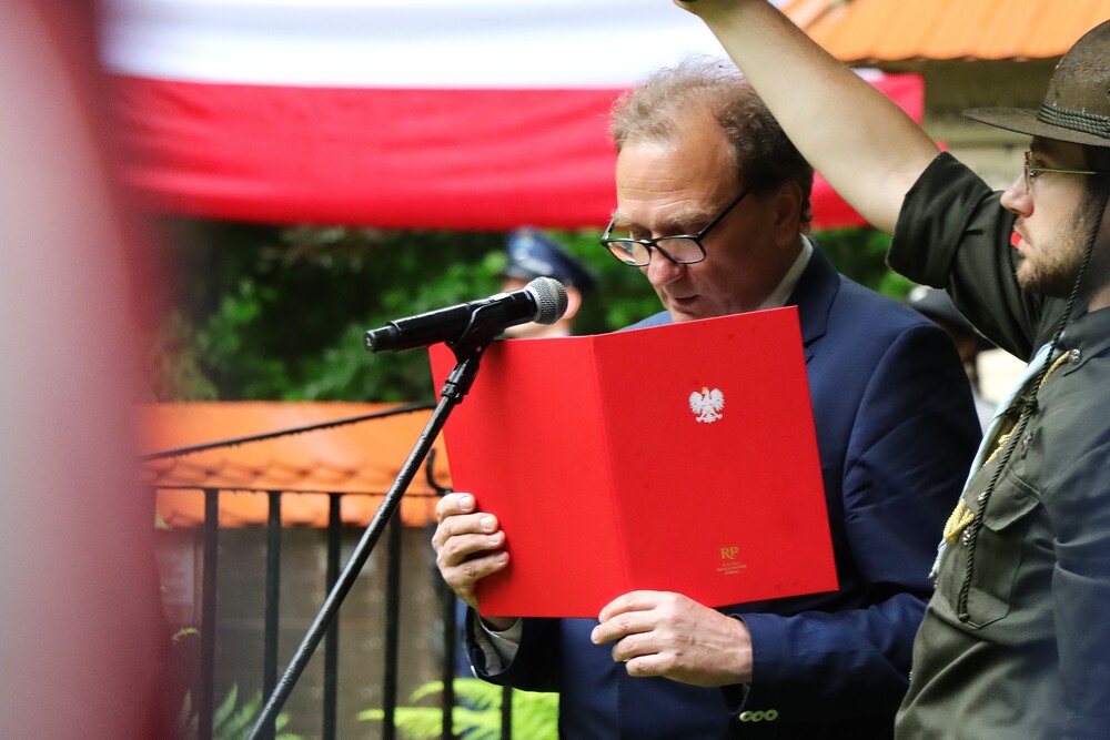 Uroczystości na Wykusie. Fot. IPN Kielce