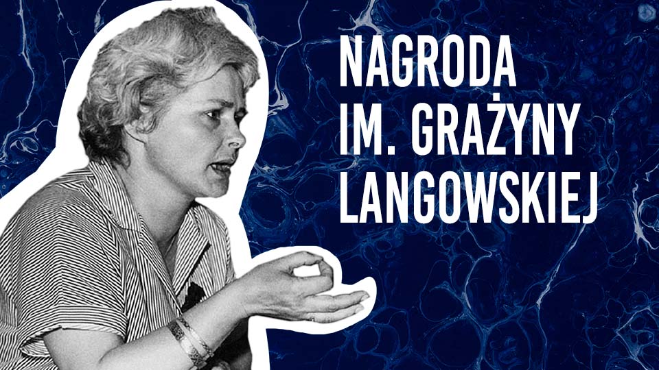 Nagroda im. Grażyny Langowskiej - plakat