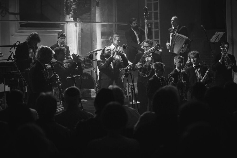 Fot. Piotr Myszczyński. Orkiestra Klezmerska Teatru Sejneńskiego