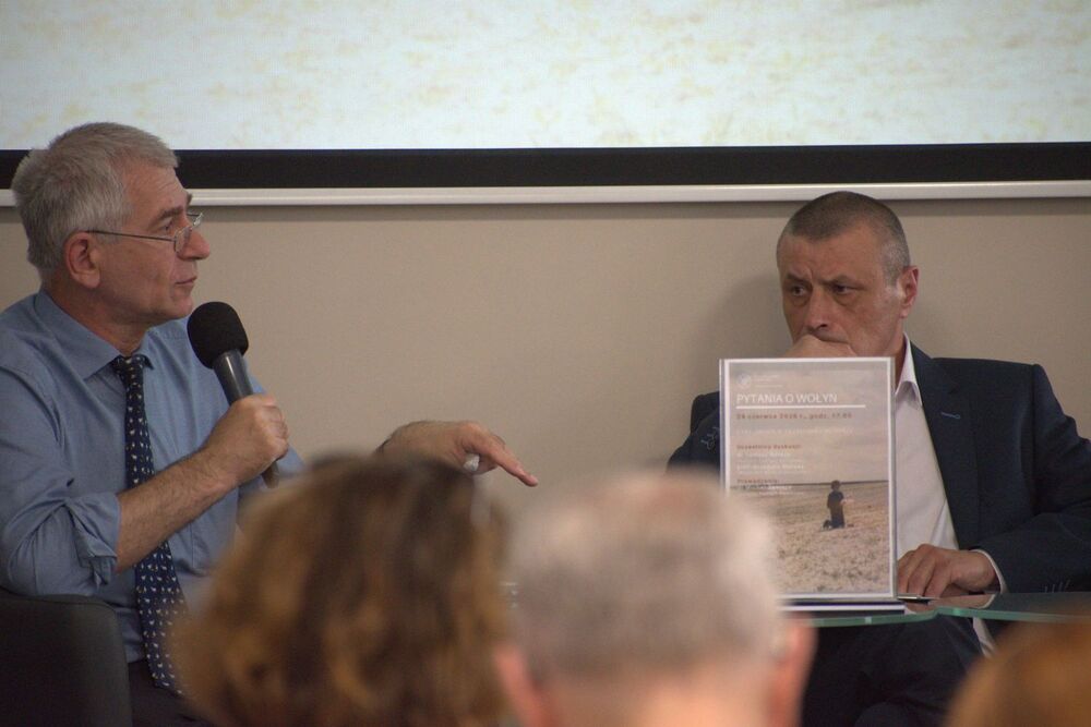 Pytania o Wołyń w cyklu „Środa w Przystanku Historia”. Fot. Jakub Mularczyk (IPN)