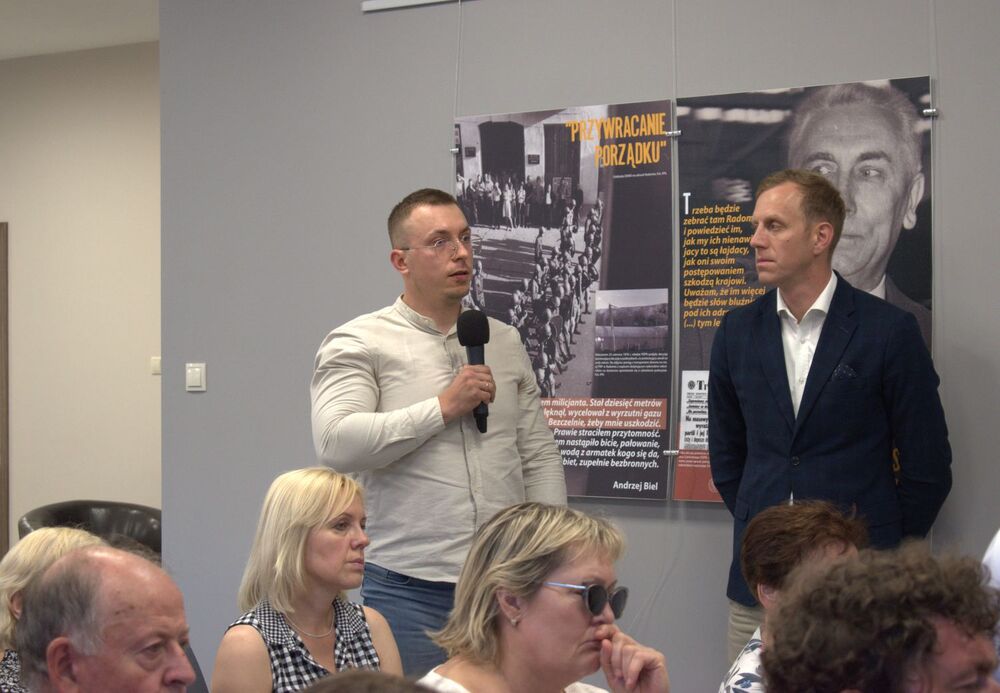 Pytania o Wołyń w cyklu „Środa w Przystanku Historia”. Fot. Jakub Mularczyk (IPN)
