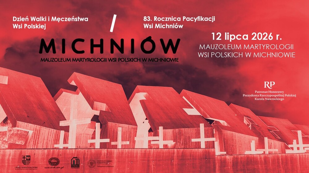 83. rocznica Pacyfikacji Wsi Michniów - plakat wydarzenia
