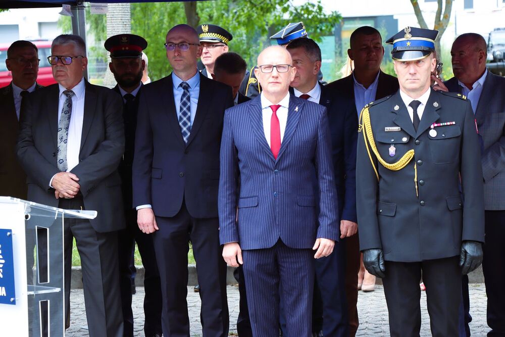 Powiatowe Święto Policji w Jędrzejowie. Fot. IPN Kielce